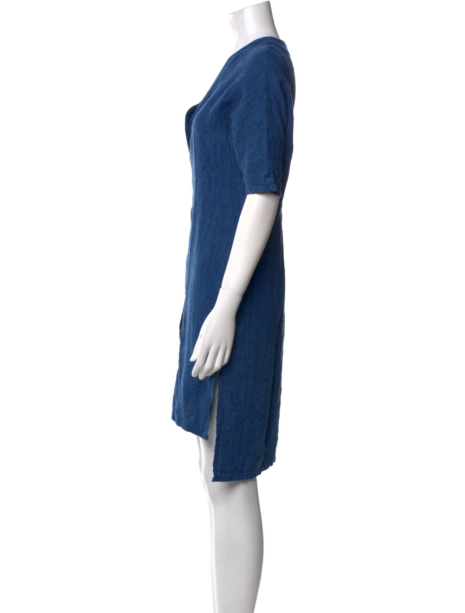 Ilana Kohn Linen Knee-Length Dress