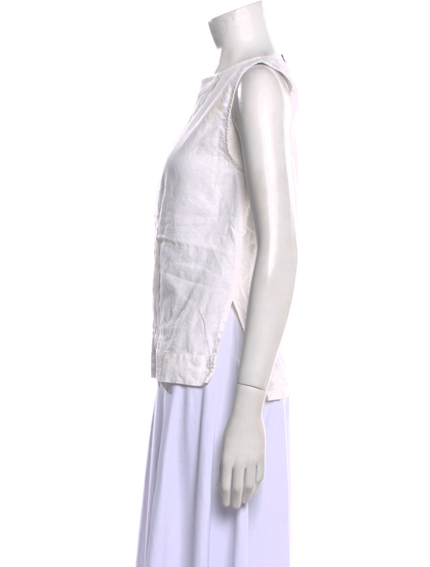 Ilana Kohn Linen Bateau Neckline Top