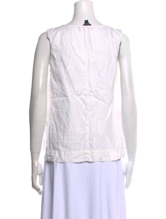 Ilana Kohn Linen Bateau Neckline Top