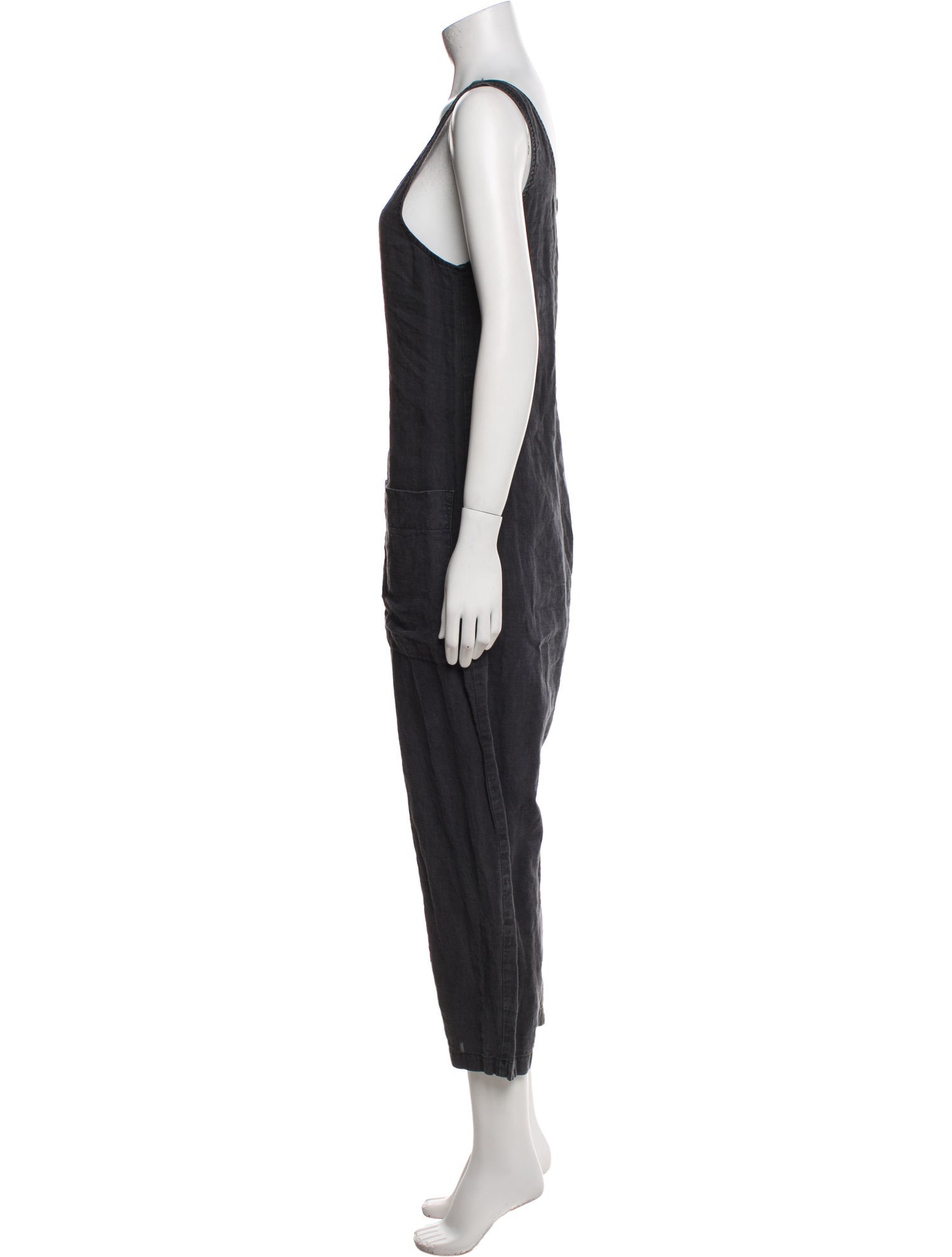 Ilana Kohn Linen Scoop Neck Jumpsuit