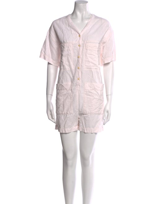 Ilana Kohn Linen V-Neck Romper