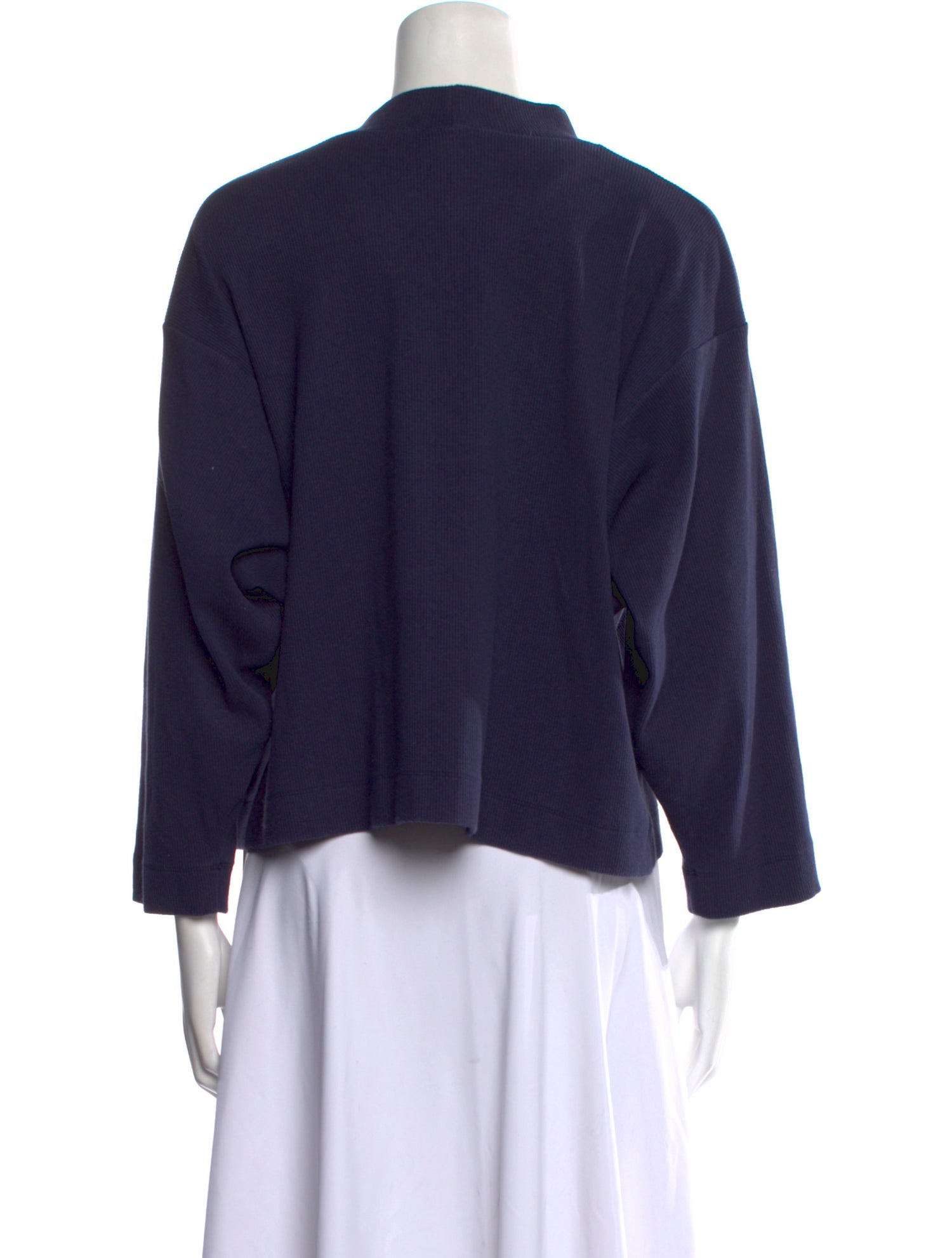 Ilana Kohn Mock Neck Three-Quarter Sleeve Sweatshirt