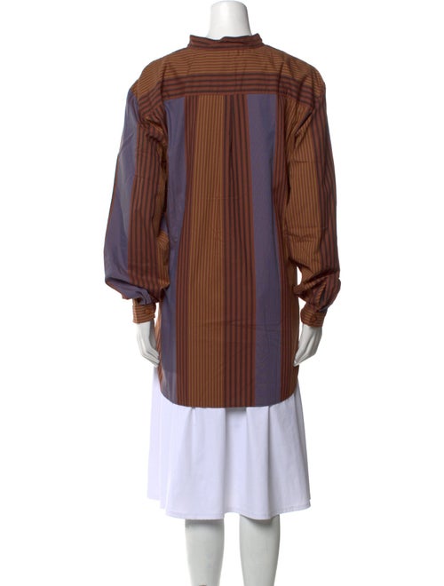 Ilana Kohn Striped Mock Neck Tunic