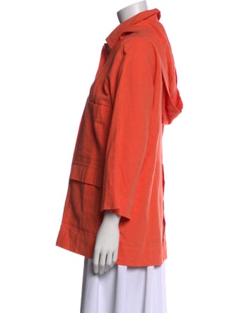 Ilana Kohn Three-Quarter Sleeve Button-Up Top