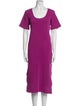 Ilana Kohn Scoop Neck Midi Length Dress