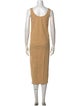 Ilana Kohn Scoop Neck Midi Length Dress