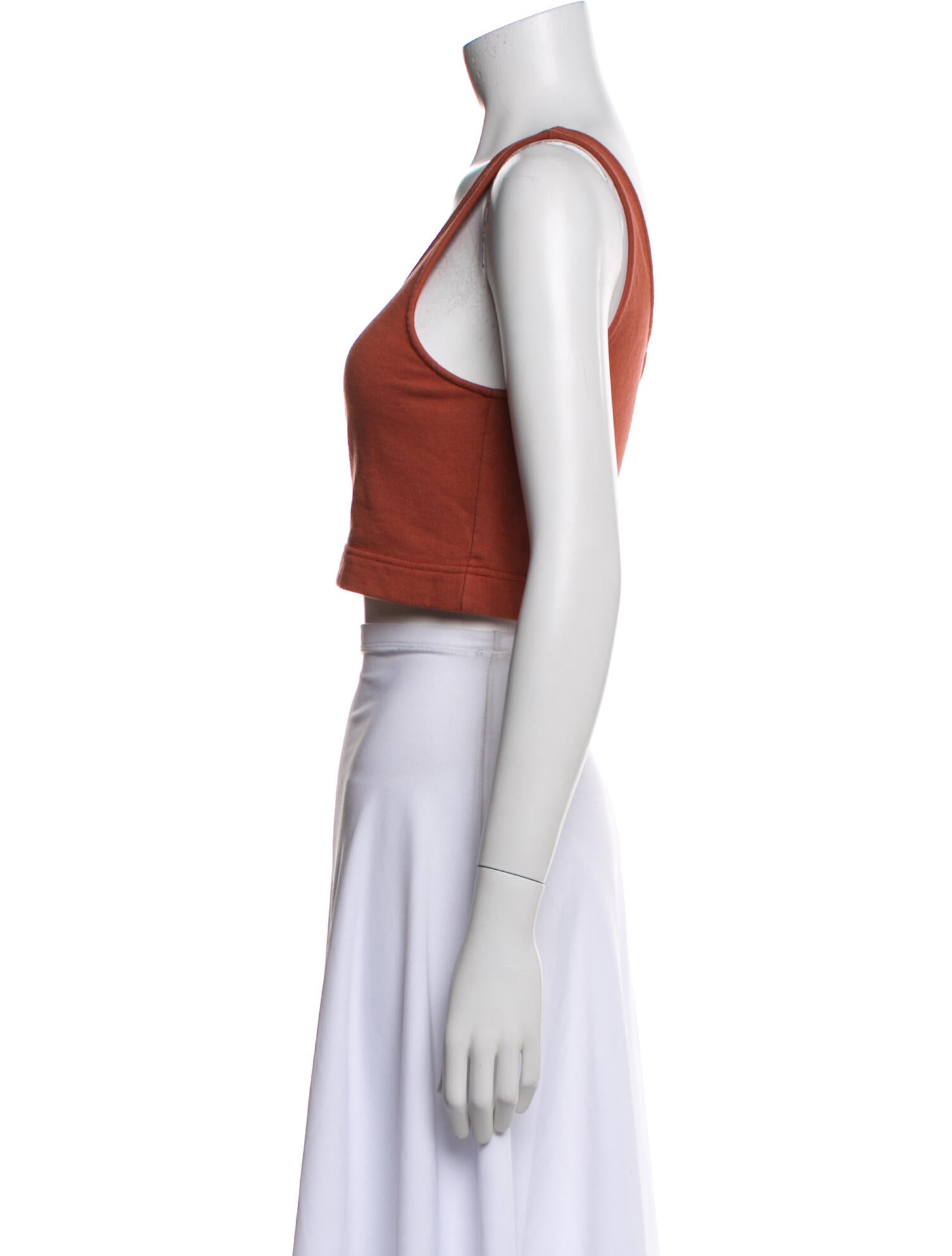 Ilana Kohn Scoop Neck Sleeveless Crop Top
