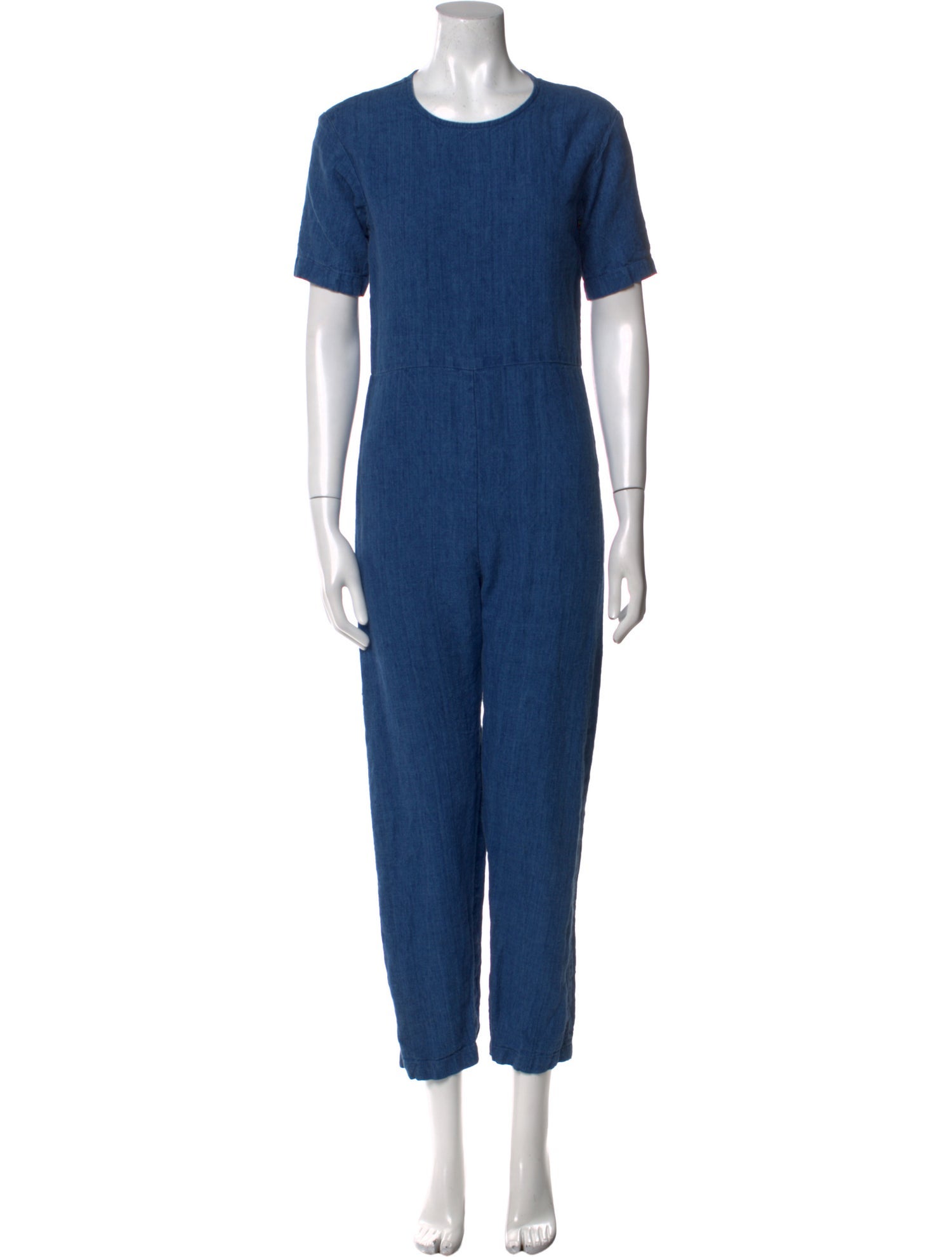 Ilana Kohn Linen Scoop Neck Jumpsuit