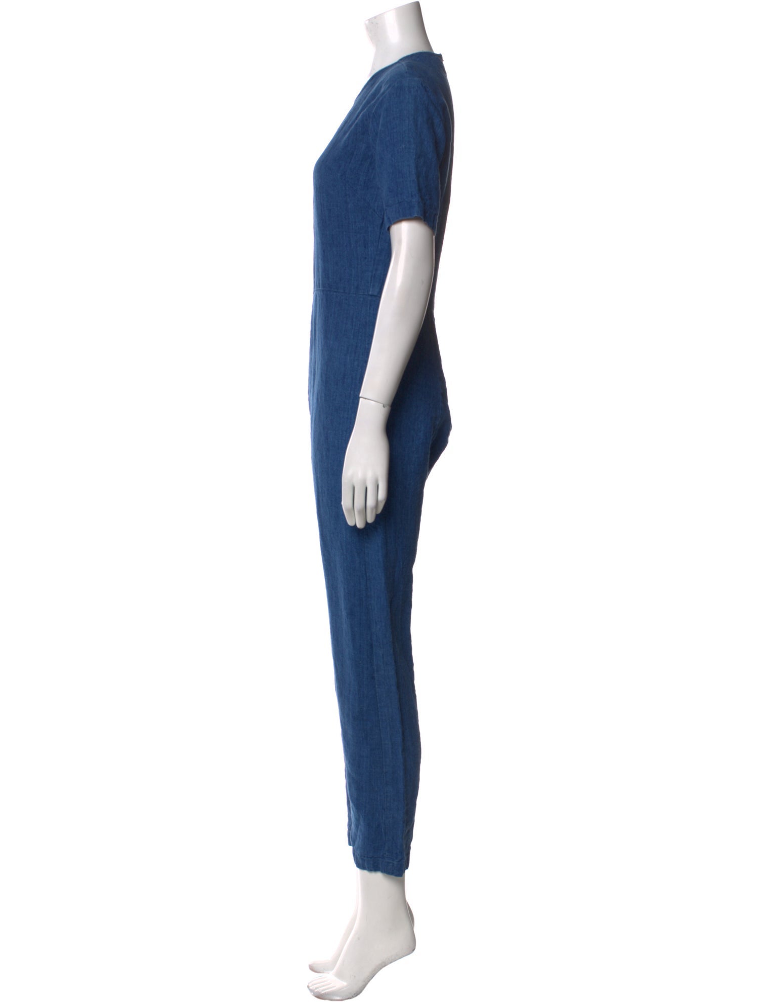Ilana Kohn Linen Scoop Neck Jumpsuit