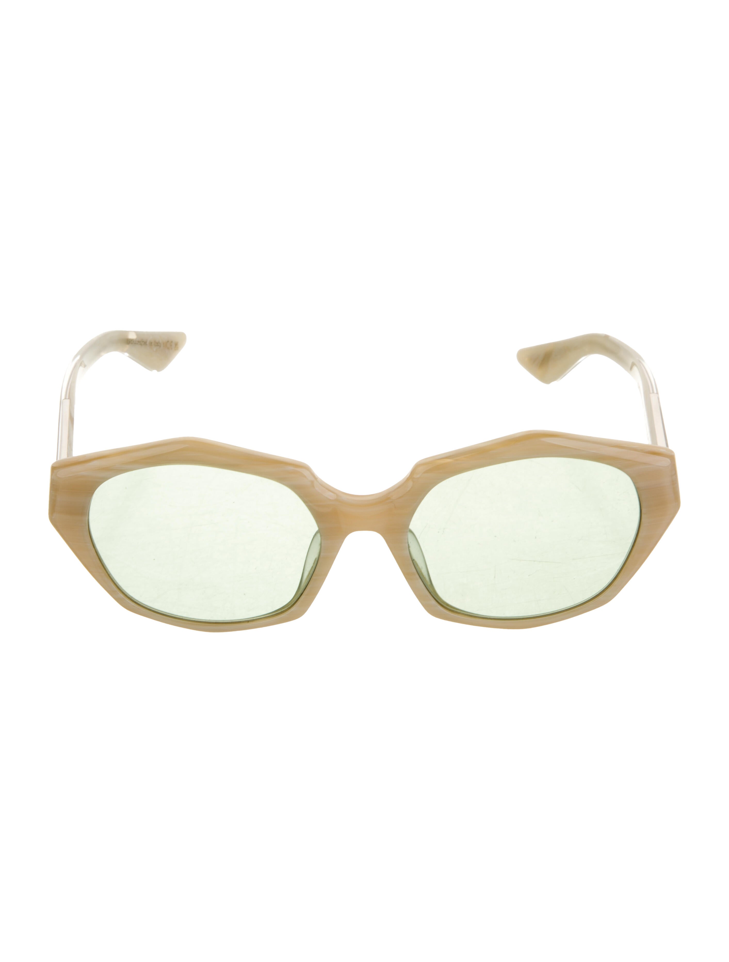 Khaite X Oliver People Square Tinted Sunglasses
