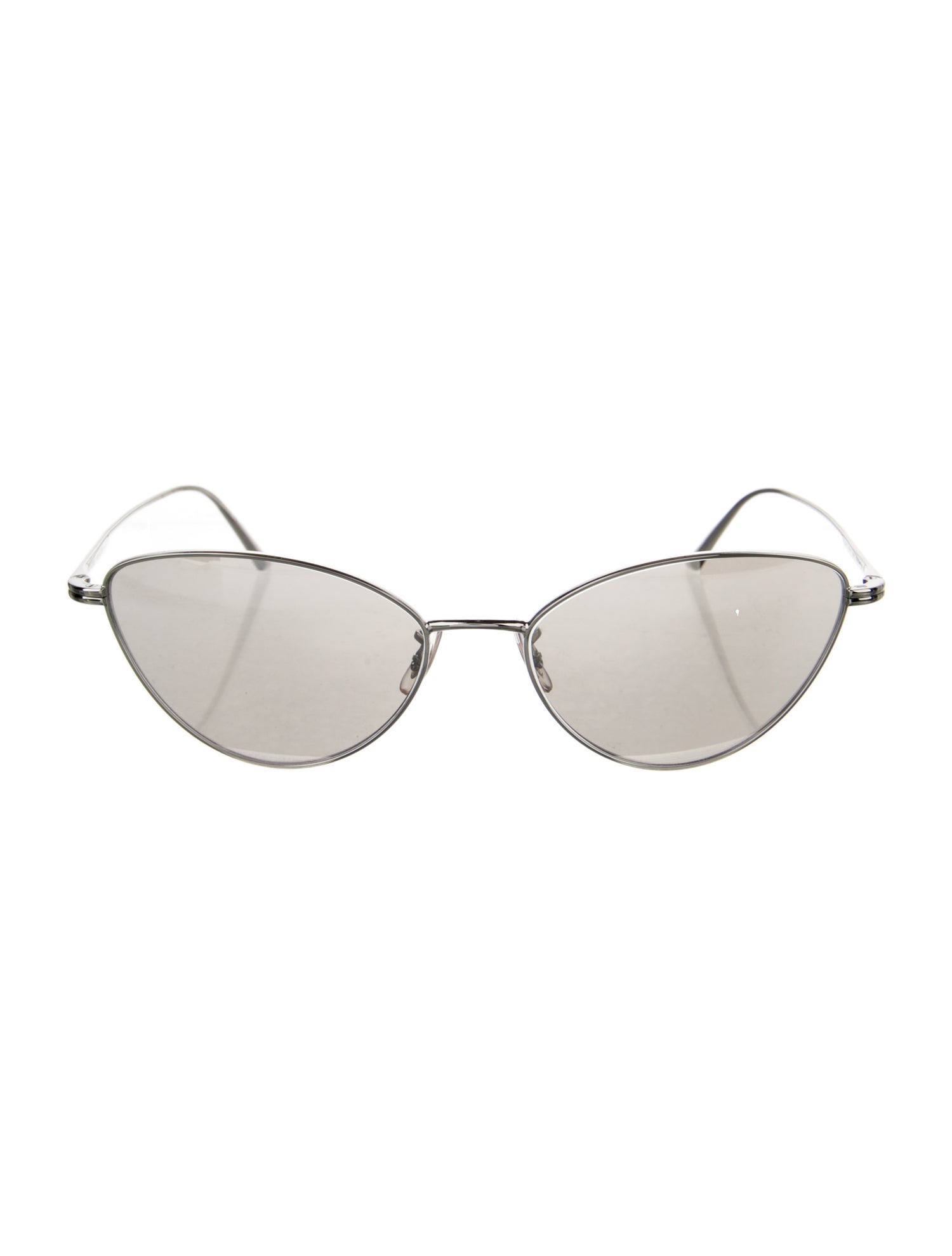 Khaite X Oliver People Cat-Eye Mirrored Sunglasses