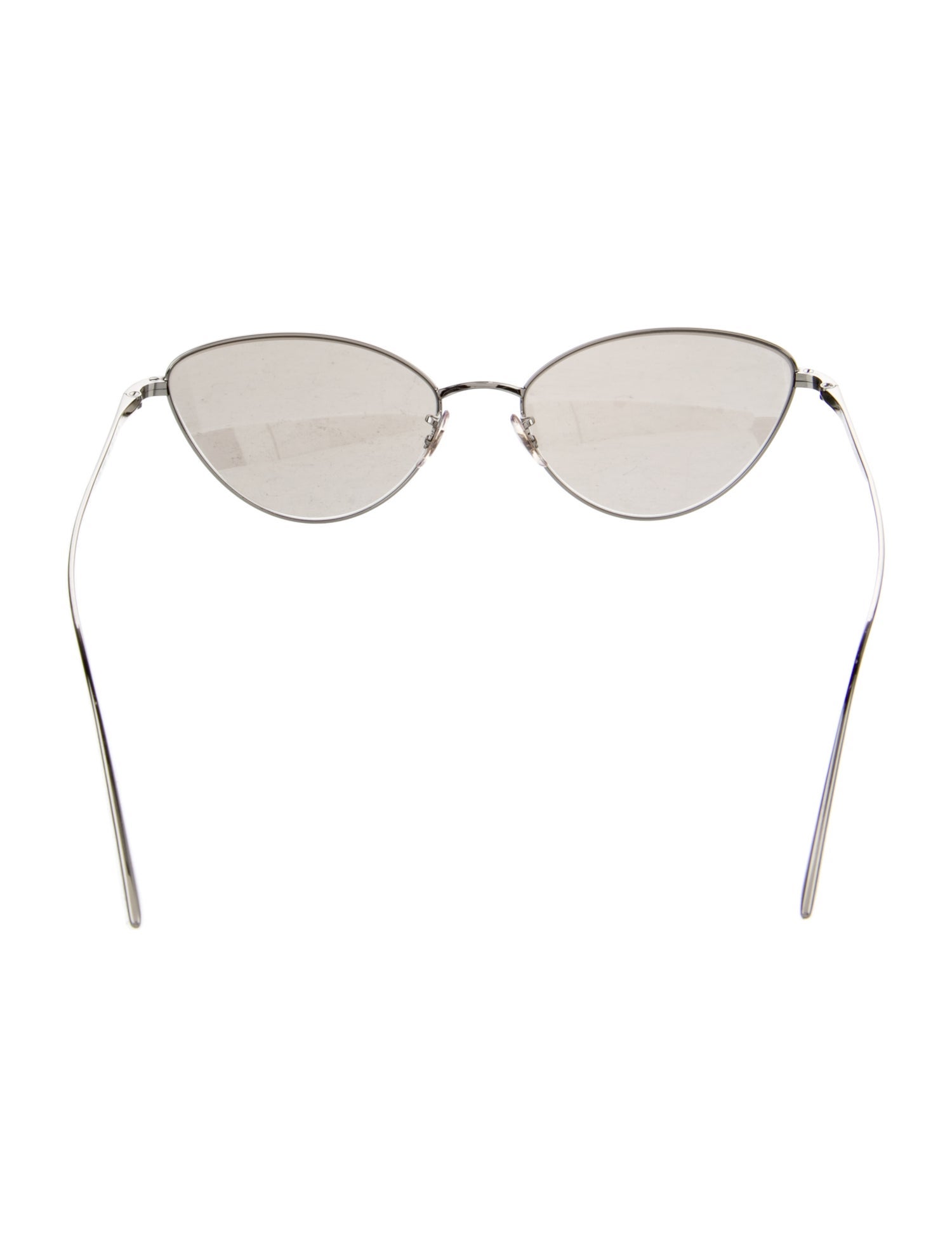 Khaite X Oliver People Cat-Eye Mirrored Sunglasses