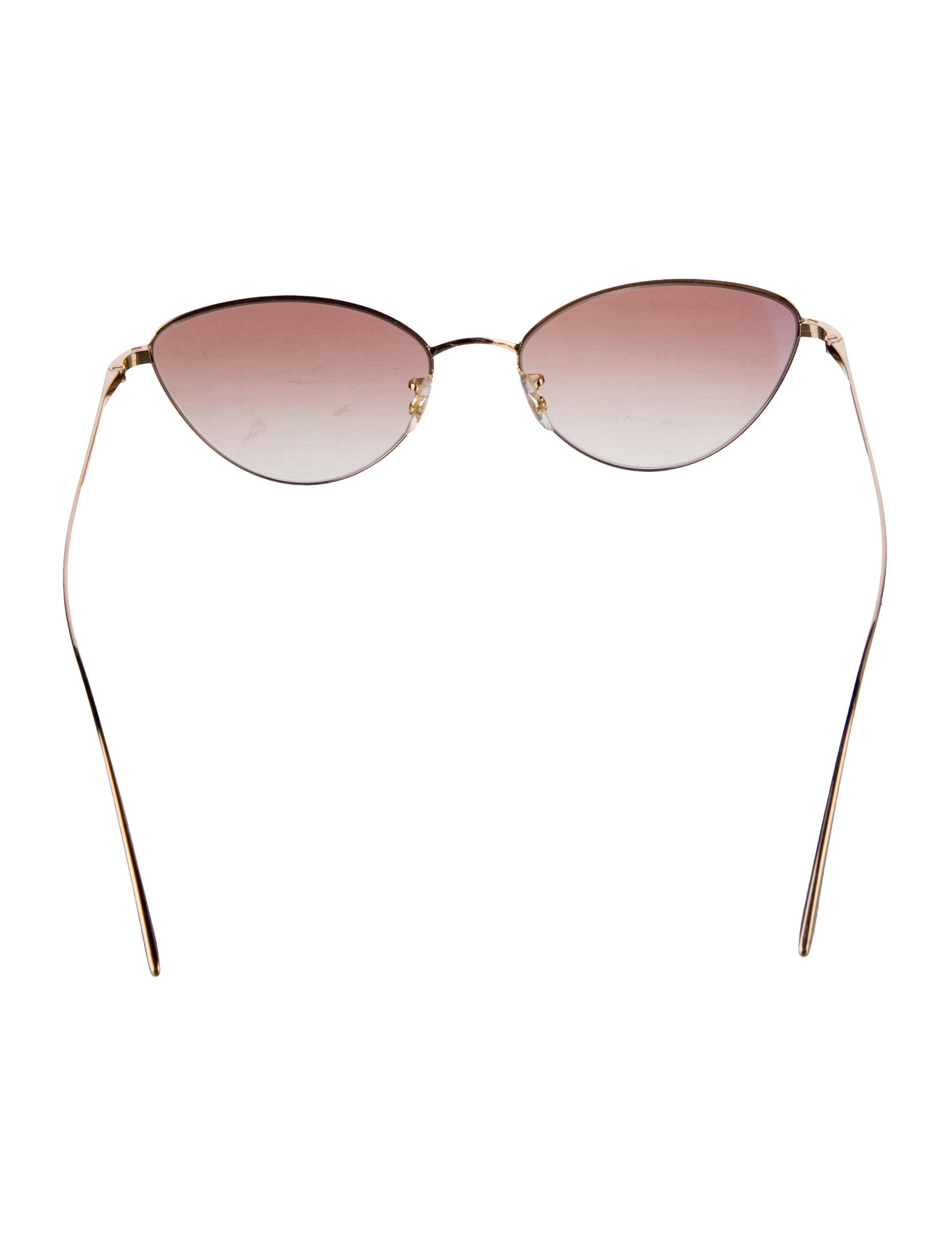 Khaite X Oliver People Cat-Eye Gradient Sunglasses