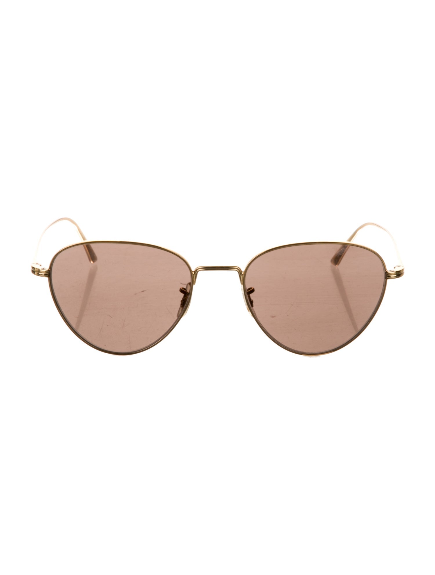 Khaite X Oliver People Aviator Tinted Sunglasses