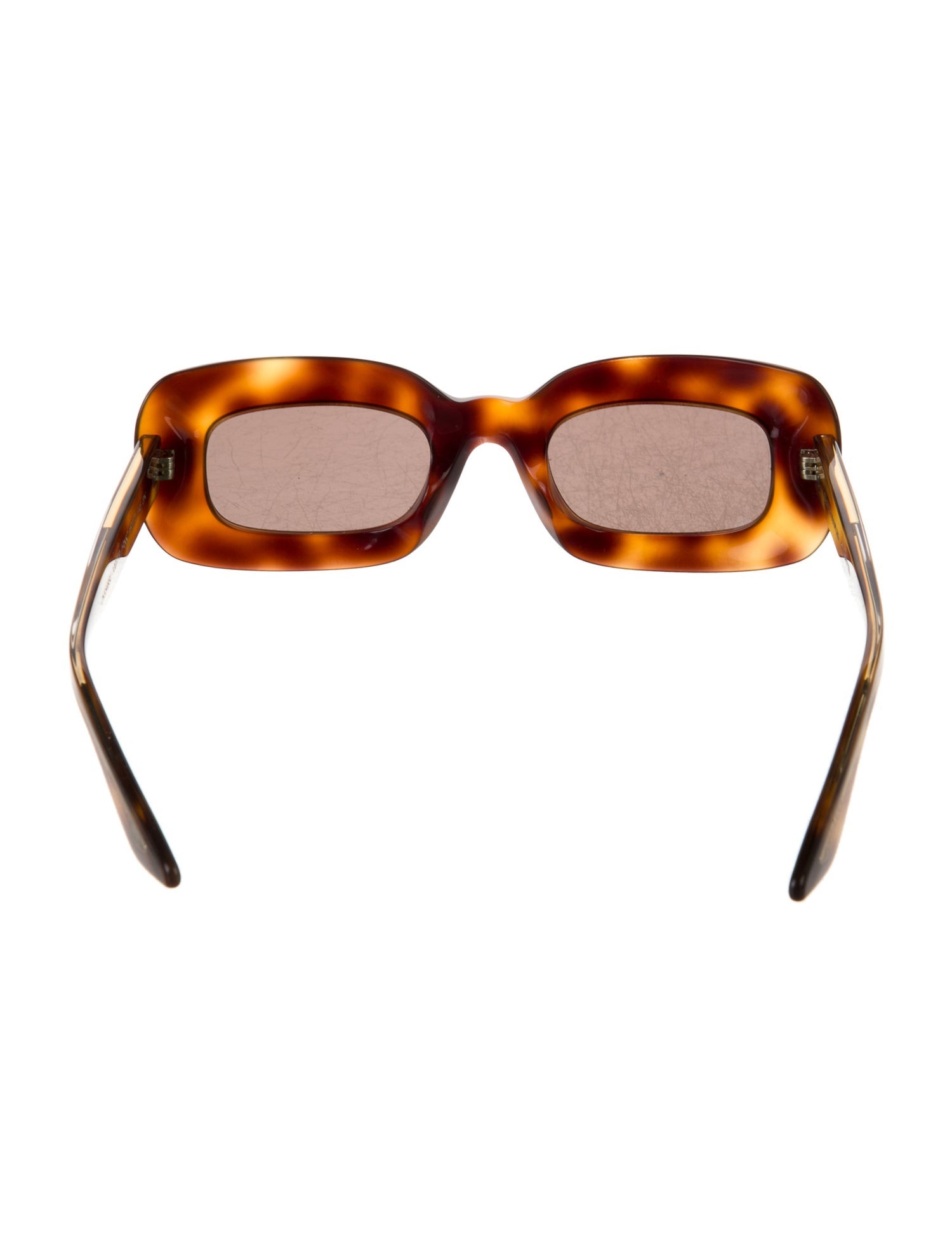 Khaite X Oliver People Square Tinted Sunglasses