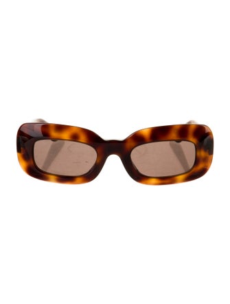 Khaite X Oliver People Square Tinted Sunglasses