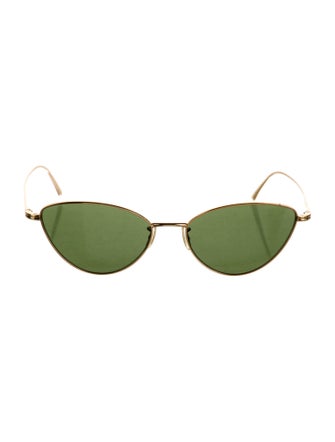 Khaite X Oliver People Cat-Eye Tinted Sunglasses