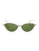 Khaite X Oliver People Cat-Eye Tinted Sunglasses