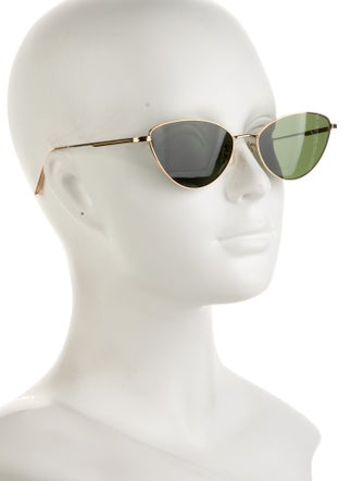 Khaite X Oliver People Cat-Eye Tinted Sunglasses