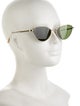 Khaite X Oliver People Cat-Eye Tinted Sunglasses
