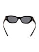Khaite X Oliver People Cat-Eye Tinted Sunglasses