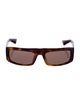 Khaite X Oliver People Shield Tinted Sunglasses