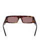 Khaite X Oliver People Shield Tinted Sunglasses