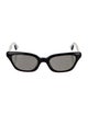 Khaite X Oliver People Wayfarer Tinted Sunglasses