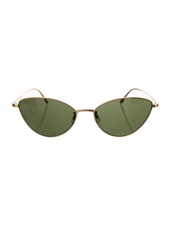 Khaite X Oliver People Cat-Eye Tinted Sunglasses