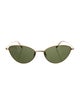 Khaite X Oliver People Cat-Eye Tinted Sunglasses