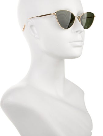 Khaite X Oliver People Cat-Eye Tinted Sunglasses