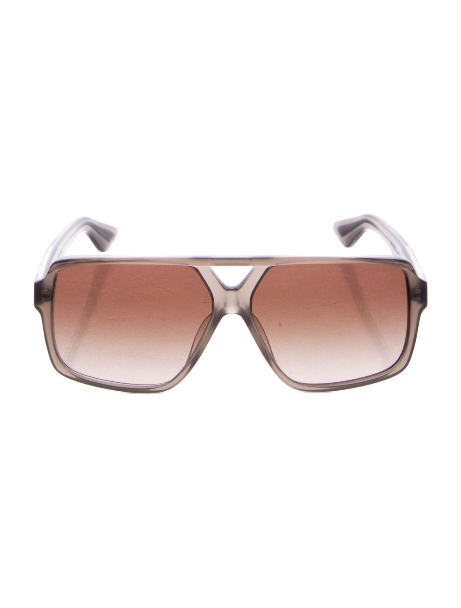 Khaite X Oliver People Aviator Gradient Sunglasses