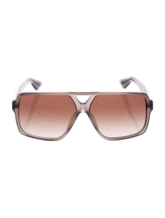 Khaite X Oliver People Aviator Gradient Sunglasses