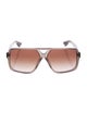 Khaite X Oliver People Aviator Gradient Sunglasses