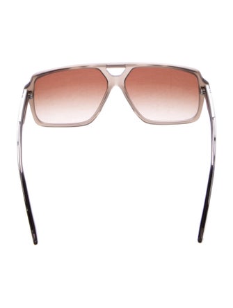 Khaite X Oliver People Aviator Gradient Sunglasses