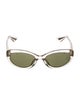 Khaite X Oliver People Cat-Eye Tinted Sunglasses