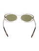 Khaite X Oliver People Cat-Eye Tinted Sunglasses