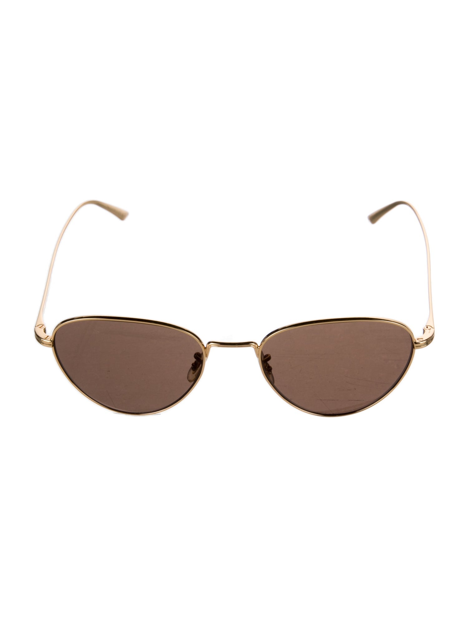 Khaite X Oliver People Aviator Tinted Sunglasses