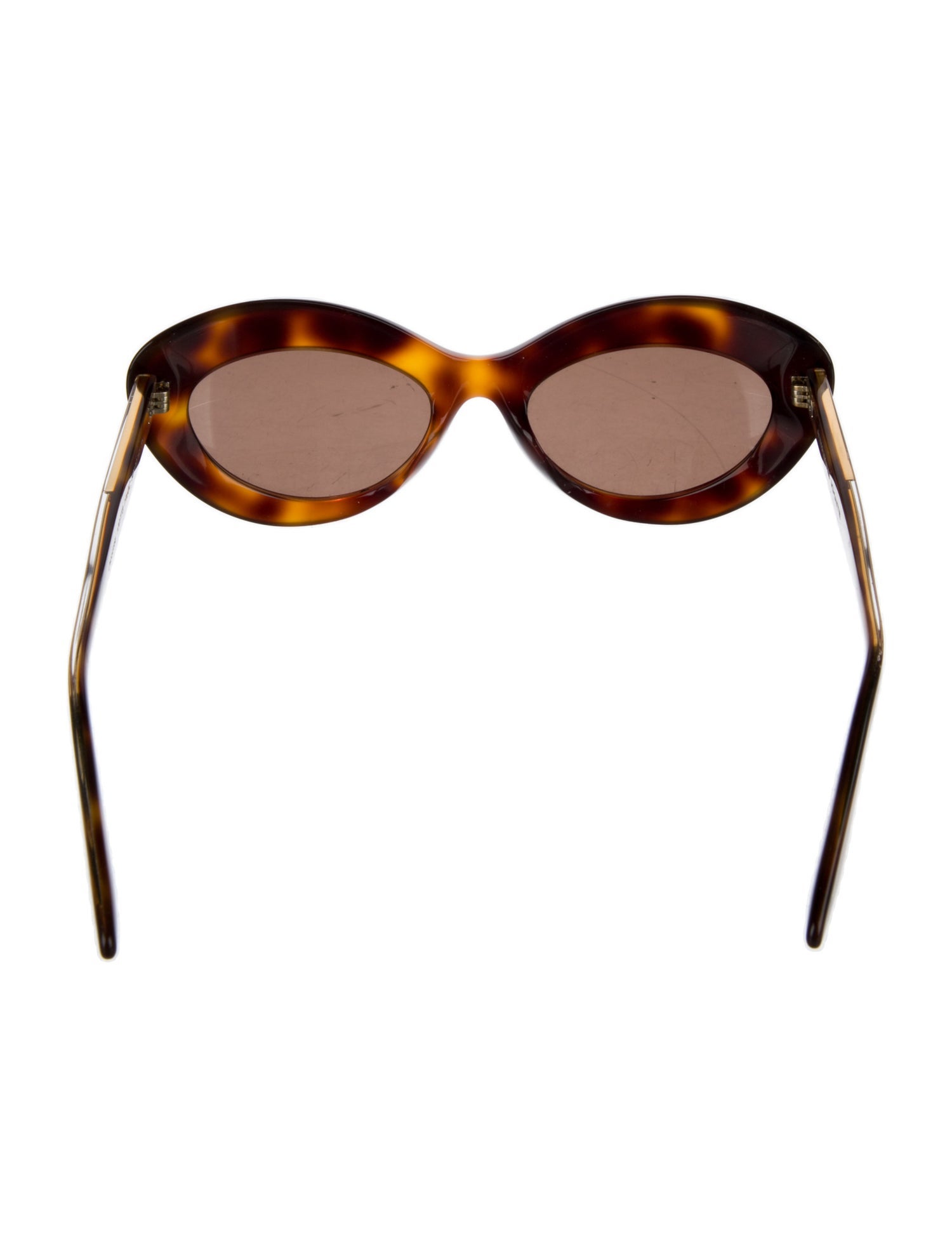 Khaite X Oliver People Cat-Eye Tinted Sunglasses