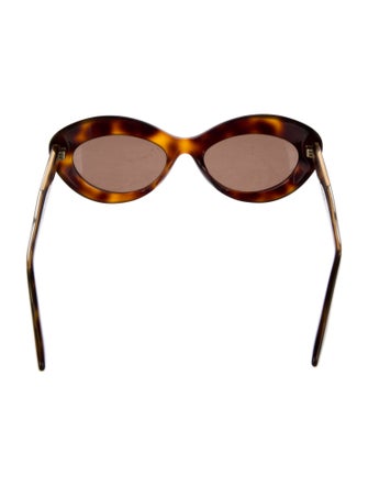 Khaite X Oliver People Cat-Eye Tinted Sunglasses