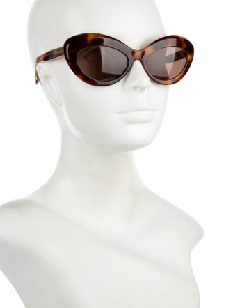 Khaite X Oliver People Cat-Eye Tinted Sunglasses