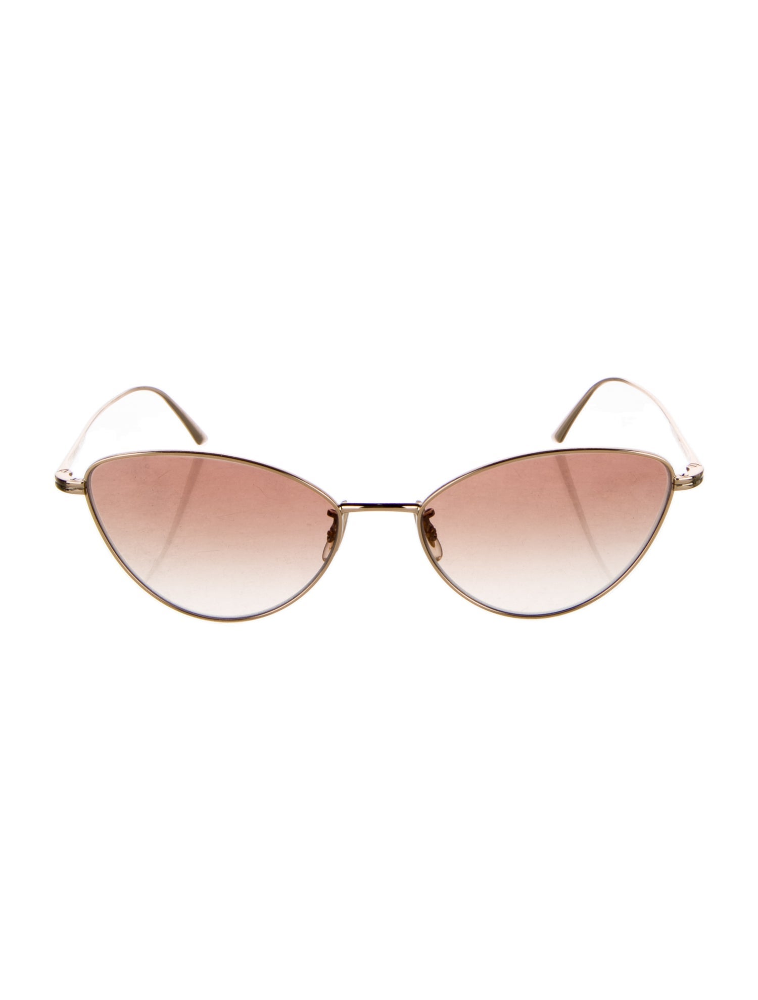 Khaite X Oliver People Cat-Eye Gradient Sunglasses