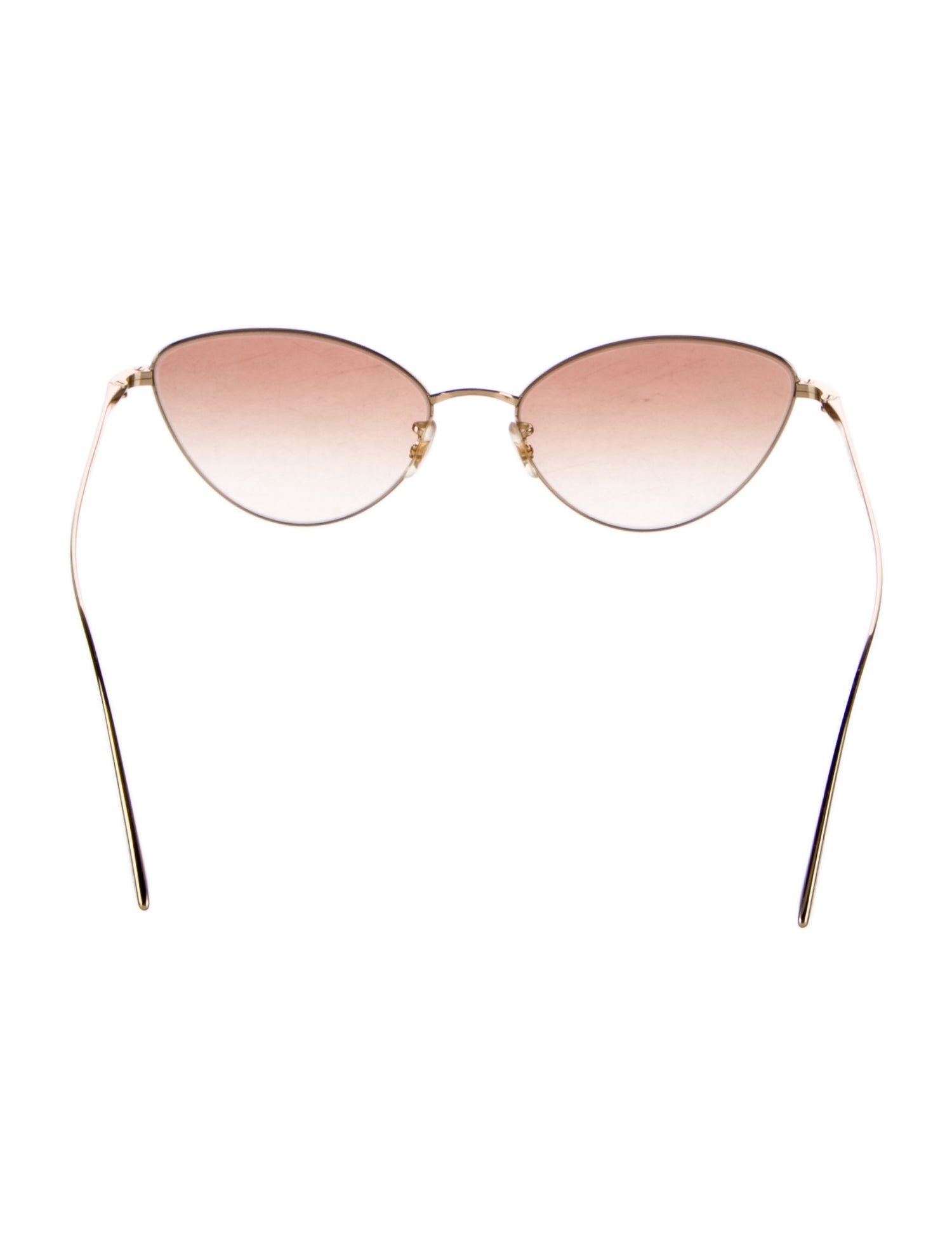 Khaite X Oliver People Cat-Eye Gradient Sunglasses