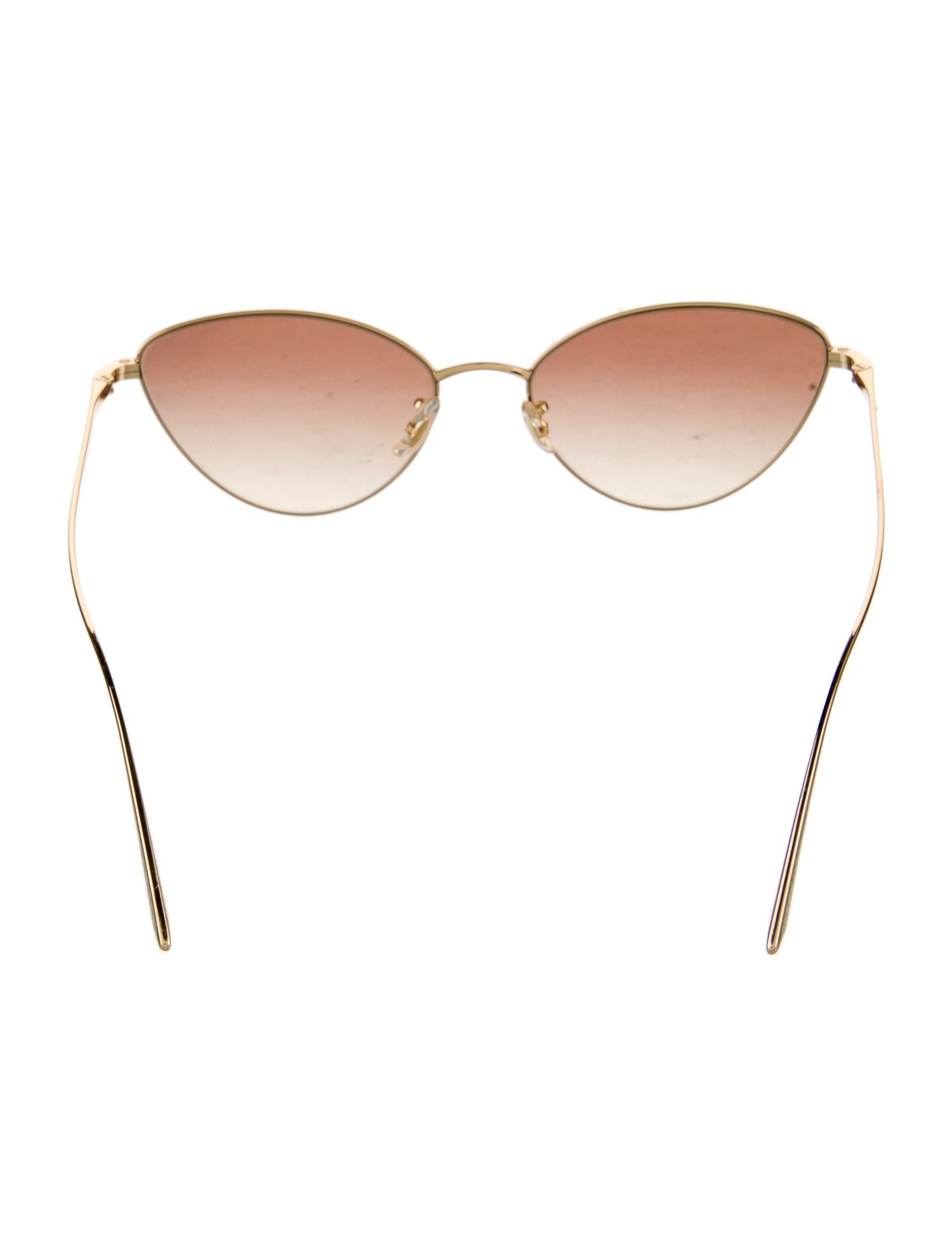 Khaite X Oliver People Cat-Eye Gradient Sunglasses