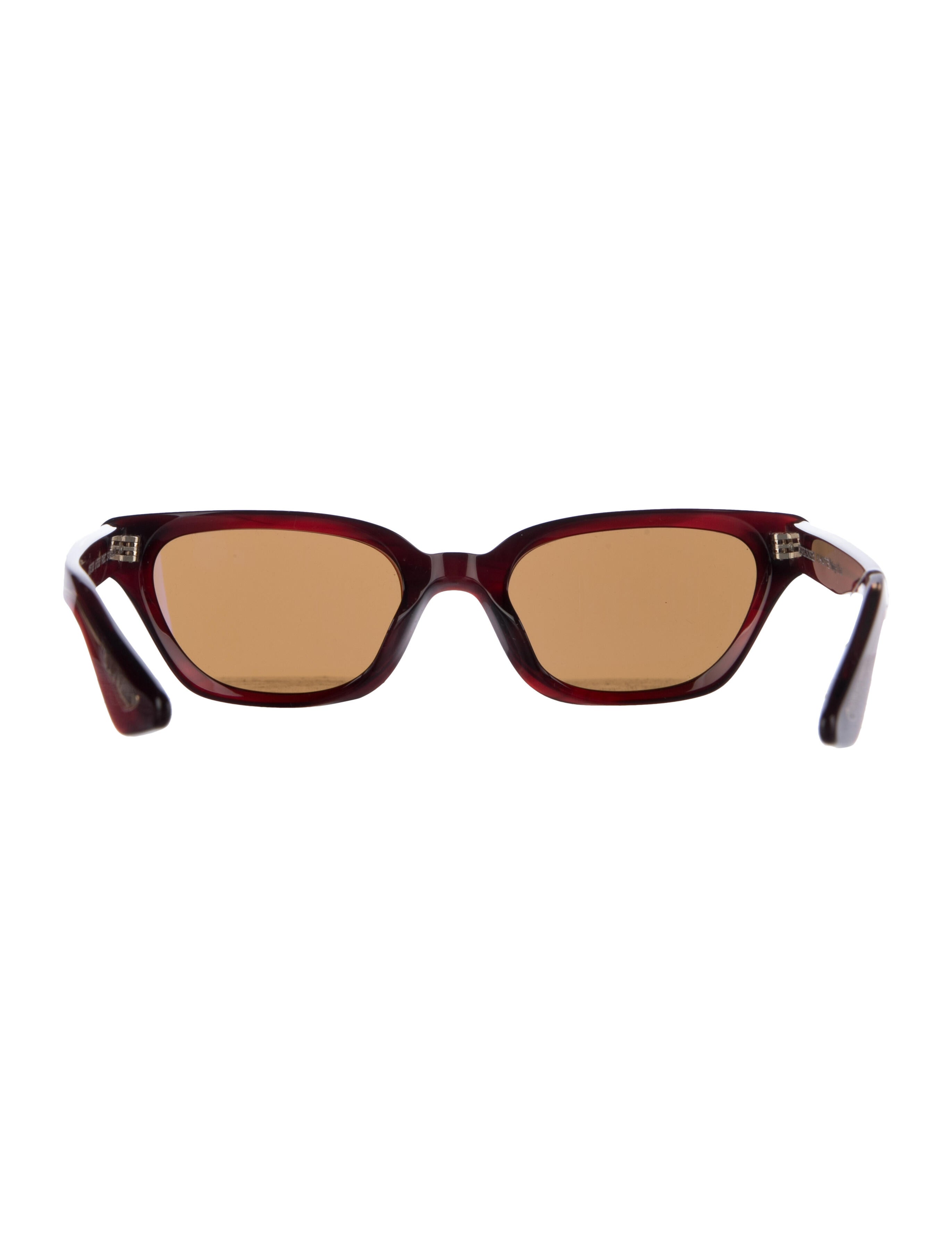Bottega Veneta Cat-Eye Mirrored Sunglasses - Gold Sunglasses