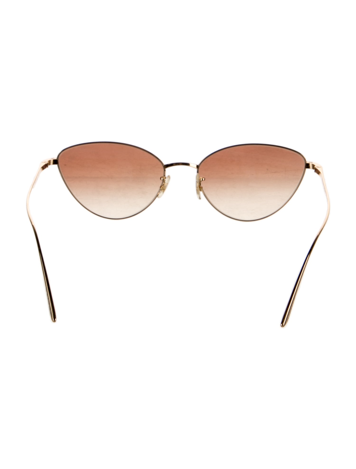 Khaite X Oliver People Cat-Eye Gradient Sunglasses