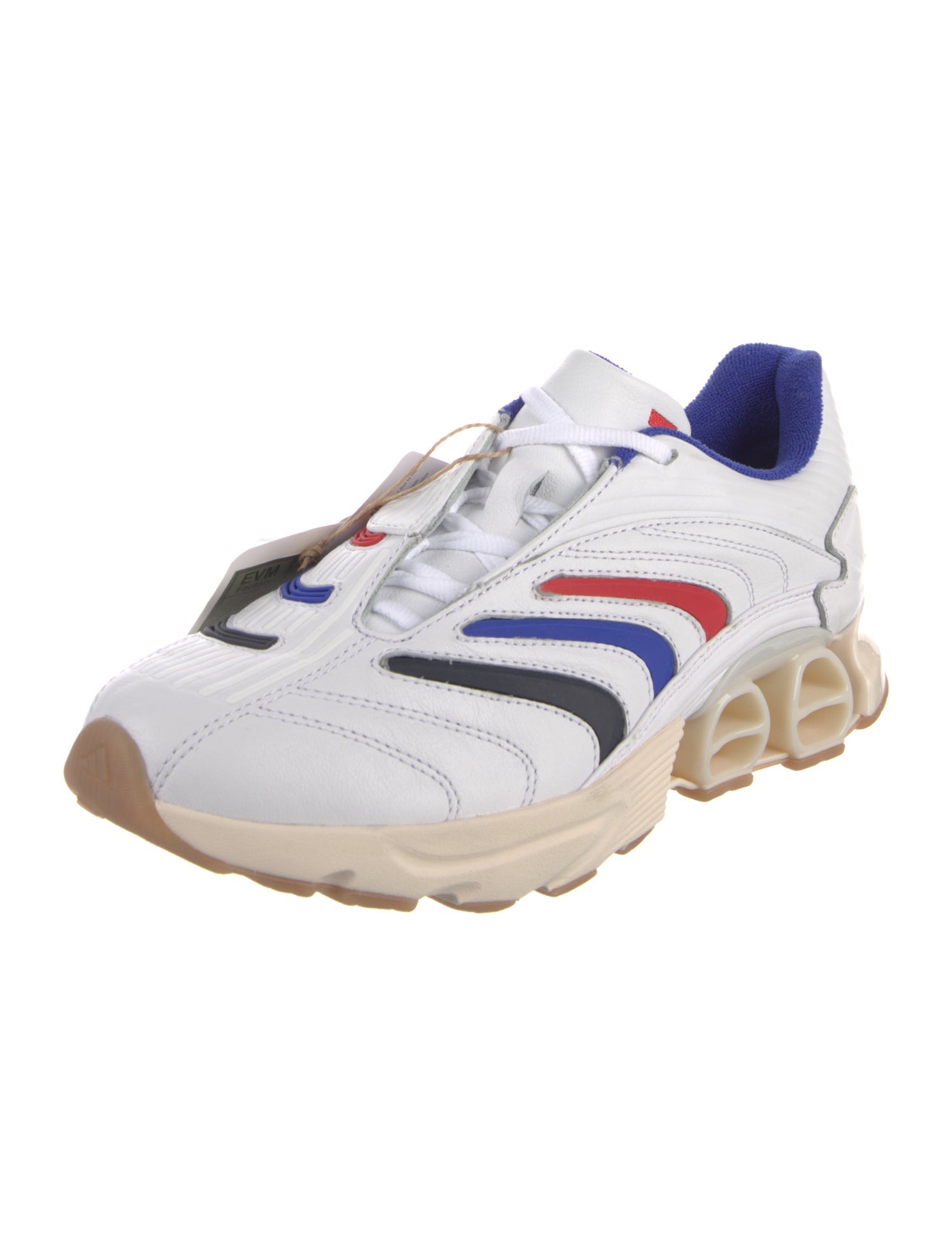 KITH x Adidas Leather Colorblock Pattern Sneakers