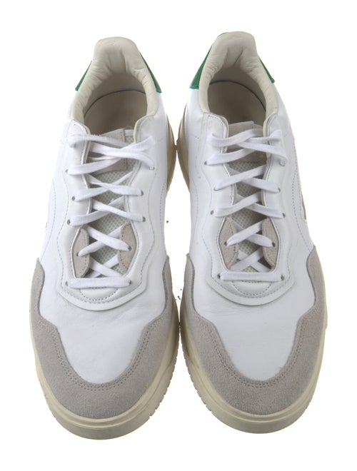 KITH x Adidas Leather Colorblock Pattern Sneakers