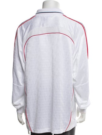 KITH x Adidas Graphic Print V-Neck Henley