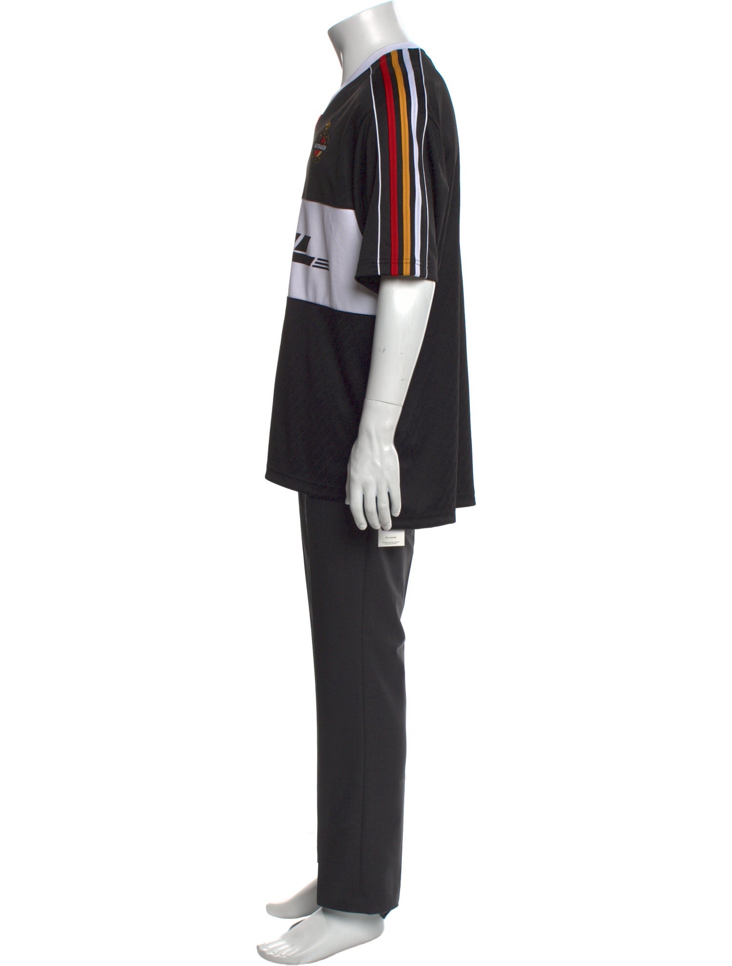 KITH x Adidas Graphic Print V-Neck T-Shirt